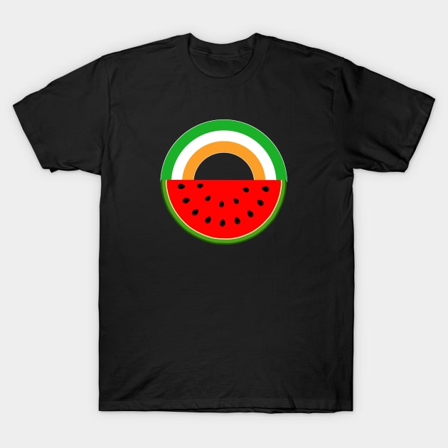 IRELAND STANDS WITH PALESTINE - Watermelon T-Shirt by Melty Shirts